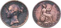 Great Britain 1 Farthing Great Britain United Kingdom 1847 1 Farthing - Victoria (1st portrait) Copper Royal Mint (Tower Hill) (3879700) 4.72g VF KM 725 -