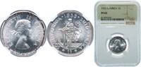 South Africa 1 Shilling South Africa 1953 1 Shilling - Elizabeth II (1st portrait) Silver (.500) (50%Ag, 50%Cu) Pretoria, South Africa (5000) 5.66g NGC -