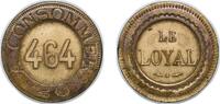 France 20 Cents France 1902 - 1937 Token - 20 Cents A Consommer Le Loyal Brass 2.66g XF -