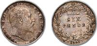 Great Britain 6 Pence Great Britain Kingdom 1905 6 Pence - Edward VII Silver (.925) Royal Mint (Tower Hill) (4235500) 2.81g AU KM 799 Sp 3983 -