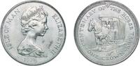 Isle of Man 1 Crown Isle of Man 1976 1 Crown - Elizabeth II (Horse Tram) Copper-nickel (50000) 29.2g UNC KM 38 Schön 41 -