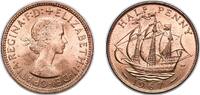 Great Britain ½ Penny Great Britain United Kingdom 1967 ½ Penny - Elizabeth II (1st portrait; without 'BRITT:OMN') Bronze Royal Mint (Tower Hill) (146 -