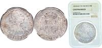 Mexico 8 Reales Mexico Spanish colony 1804 TH 8 Reales - Charles IV Silver (.903) Mexican Mint 27.07g NGC Chopmarked KM 109 -