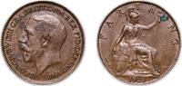 Great Britain 1 Farthing Great Britain United Kingdom 1923 1 Farthing - George V Bronze Royal Mint (Tower Hill) (8034400) 2.85g AU KM 808 -