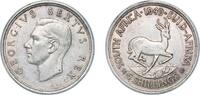 South Africa 5 Shillings South Africa Union 1949 5 Shillings - George VI (Sextus Rex; 5 Shillings) Silver (.800) (80%Ag, 20%Cu) (535021) 28.28g AU KM 40. -