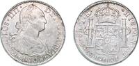 Mexico 8 Reales Mexico Spanish colony 1808 TH 8 Reales - Charles IV Silver (.903) Mexico City Mint 26.92g AU KM 109 -