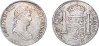 Mexico 8 Reales Mexico Spanish colony 1821 MO JJ 8 Reales - Ferdinand VII Silver (.903) Mexico City Mint 26.95g XF KM 111 -