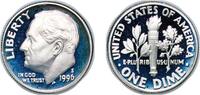 United States 1 Dime United States Federal republic 1996 S 1 Dime Roosevelt Dime (Silver Proof) Silver (.900) San Francisco Mint (775021) 2.51g PF -