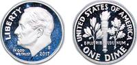 United States 1 Dime United States Federal republic 2017 S 1 Dime Roosevelt Dime (Silver Proof) Silver (.900) San Francisco Mint (406994) 2.49g PF -