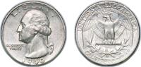 United States ¼ Dollar United States Federal republic 1940 S ¼ Dollar Washington Silver Quarter Silver (.900) San Francisco Mint (8244000) 6.21g AU K -