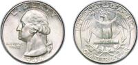 United States ¼ Dollar United States Federal republic 1946 D ¼ Dollar Washington Silver Quarter Silver (.900) United States Mint of Denver, (9072800) -