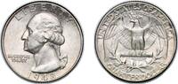 United States ¼ Dollar United States Federal republic 1948 ¼ Dollar Washington Silver Quarter Silver (.900) United States Mint of Philadelphia (35196 -