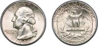 United States ¼ Dollar United States Federal republic 1948 D ¼ Dollar Washington Silver Quarter Silver (.900) United States Mint of Denver, (16766800 -