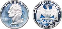 United States ¼ Dollar United States Federal republic 1997 S ¼ Dollar Washington Quarter (Silver Proof Issue) Silver (.900) San Francisco Mint (74167 -