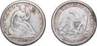 United States ½ Dollar United States Federal republic 1844 O ½ Dollar Seated Liberty Half Dollar Silver (.900) (.100 copper) New Orleans Mint (200500 -