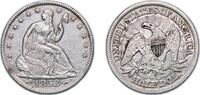 United States ½ Dollar United States Federal republic 1853 O ½ Dollar Seated Liberty Half Dollar (with date arrows, rays around eagle) Silver (.900) -