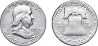 United States ½ Dollar United States Federal republic 1954 S ½ Dollar Franklin Half Dollar Silver (.900) San Francisco Mint (4993400) 12.46g VF KM 19 -