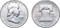 United States ½ Dollar United States Federal republic 1955 ½ Dollar Franklin Half Dollar Silver (.900) United States Mint of Philadelphia (2498181) 1 -