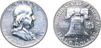 United States ½ Dollar United States Federal republic 1957 ½ Dollar Franklin Half Dollar Silver (.900) United States Mint of Philadelphia 12.44g PF K -