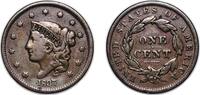 United States 1 Cent United States Federal republic 1837 1 Cent Liberty Head / Matron Head Modified (Type 2 Young Head) Copper United States Mint o -