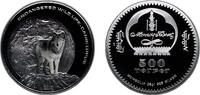Mongolia 500 Tögrög Mongolia Republic 2003 500 Tögrög (Wolf) Silver (.925) (10000) 25g PF KM 204 -