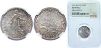 France 1 Franc France Third Republic 1915 1 Franc Silver (.835) (47955158) 5g NGC AU Franc 2014 217 Gad 1789 467 KM 844 Schön 187 -