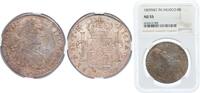 Mexico 8 Reales Mexico Spanish colony 1809 Mo TH 8 Reales - Ferdinand VII Silver (.903) 27.02g NGC AU 55 KM 110 -