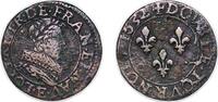 France 2 Deniers France Kingdom 1632 E Double Tournois - Louis XIII (1st type) Copper Tours Mint 3.65g VF CGKL 440 Dy royales 1366 -