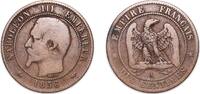 France 10 Centimes France 1856 A 10 Centimes - Napoleon III Bronze (19288522) 9.61g VF Franc 2014 133 Gad 1789 248 KM 771 -