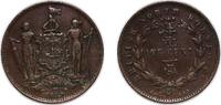 British Malaysia 1 Cent British Malaysia North Borneo British colony 1889 H 1 Cent Bronze (9000000) 9.24g XF KM 2 Schön 2 -