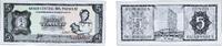 Paraguay 5 Guaraníes Paraguay Republic 5 Guaranies (black color) Paper UNC P 195 -
