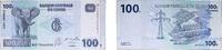 Democratic Republic of the Congo 100 Francs Democratic Republic of the Congo Democratic Republic of the Congo (1997-date) Republic 2007 100 Francs Paper UNC P 98 P 98A -