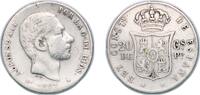 Philippines 20 Centavos Philippines Spanish colony 1881 20 Centavos - Alfonso XII Silver (.835) (1029000) 5.04g VF KM 149 -