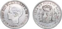 Puerto Rico 1 Peso Puerto Rico Spanish colony 1895 PGV 1 Peso Silver (.900) (8500021) 24.82g VF KM 24 -