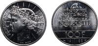 France 100 Francs France Fifth Republic 1988 100 Francs (Fraternity) Silver (.900) Paris Mint (20000) 15.03g UNC KM 966 Franc 2014 456 Gad 1789 9 -