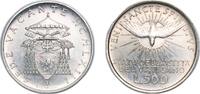 Vatican City 500 Lire Vatican City City State 1963 500 Lire (Sede Vacante) Silver (.835) (200000) 11.04g BU KM 75 Berman 3432 -