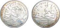 France 100 Francs France Fifth Republic 1991 100 Francs (Rene Descartes) Silver (.900) (3965161) 15.04g BU Franc 2014 459 KM 996 Gad 1789 906 -