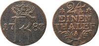 Germany 1⁄24 Thaler Germany Kingdom of Prussia 1783 A 1⁄24 Thaler - Frederick II Billon (.312 silver) Berlin Mint (4567151) 2.12g XF KM 296 Schön D -