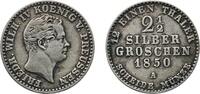 Germany 2½ Silbergroschen Germany Kingdom of Prussia 1850 A 2½ Silbergroschen - Frederick William IV Billon (.375 silver) Berlin Mint (2697844) 3.16g XF -
