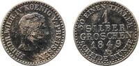 Germany 1 Silbergroschen Germany Kingdom of Prussia 1849 A 1 Silbergroschen - Frederick William IV Billon (.222 silver) Berlin Mint 2g VF AKS 85 Old/Mue -
