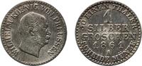 Germany 1 Silbergroschen Germany Kingdom of Prussia 1861 A 1 Silbergroschen - William I Billon (.220 silver) Berlin Mint 2.04g XF AKS 103 Olding FR 415, -