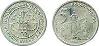 Serbia 5 Dinars Serbia 2003 5 Dinars Nickel brass (70% Copper, 12% Nickel, 18% Zinc) Belgrade Mint (15170000) 6.31g BU KM 36 Schön 183 -