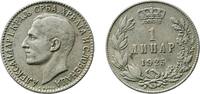 Yugoslavia 1 Dinar Yugoslavia Kingdom 1925 1 Dinar - Aleksandar I Copper-nickel (75 % Cu, 25 % Ni) Poissy Mint (37000000) 4.97g XF KM 5 Schön 5 Vi -