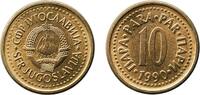Yugoslavia 10 Para Yugoslavia 1990 10 Para Brass Belgrade Mint (174028000) 3.11g BU KM 139 Schön 134 -