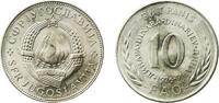 Yugoslavia 10 Dinars Yugoslavia 1976 10 Dinara (FAO) Nickel brass (70% Cu, 18% Zn, 12% Ni) Belgrade Mint (500000) 10.25g BU KM 63 Schön 53 -
