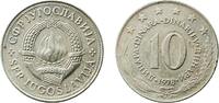 Yugoslavia 10 Dinars Yugoslavia 1978 10 Dinara Copper-nickel (70% Cu, 18% Zn, 12% Ni) Belgrade Mint (29834000) 10.05g UNC KM 62 Schön 57 -