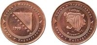 Bosnia and Herzegovina 50 Feninga Bosnia and Herzegovina 1998 50 Feninga Copper plated steel Royal Mint (20000000) 5.25g BU KM 117 Schön 123 -