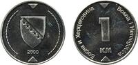Bosnia and Herzegovina 1 Konvertibilna Marka Bosnia and Herzegovina 2000 1 Konvertibilna Marka Nickel plated steel Royal Mint (10000000) 4.92g BU KM 118 Schön 124 Galst/Alf -