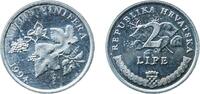 Croatia 2 Lipe Croatia 1994 2 Lipe (Latin text) Aluminium (98% Aluminium, 2% Magnesium) Croatian Mint (2001063) 0.91g BU KM 14 Schön 17 -