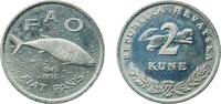 Croatia 2 Kune Croatia 1995 2 Kune (FAO) Nickel brass (Cu 65% Zn 23.2% Ni 11.8%) Croatian Mint (500000) 6.12g BU KM 22 Schön 33 -